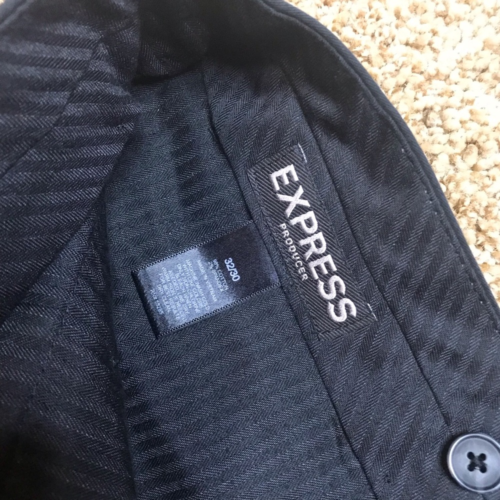 Express Producer Pants - 32/30 - Black